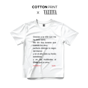 Polera a Beneficio Incendios Cotton Print X Valeiva